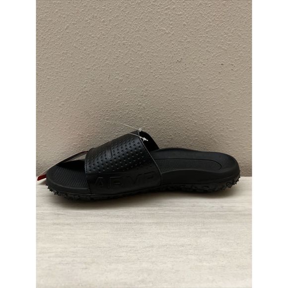 Under Armour 3025047 001 Men Sz 11 Fat Tire Sway Slides Black Michelin Tread - Picture 5 of 8